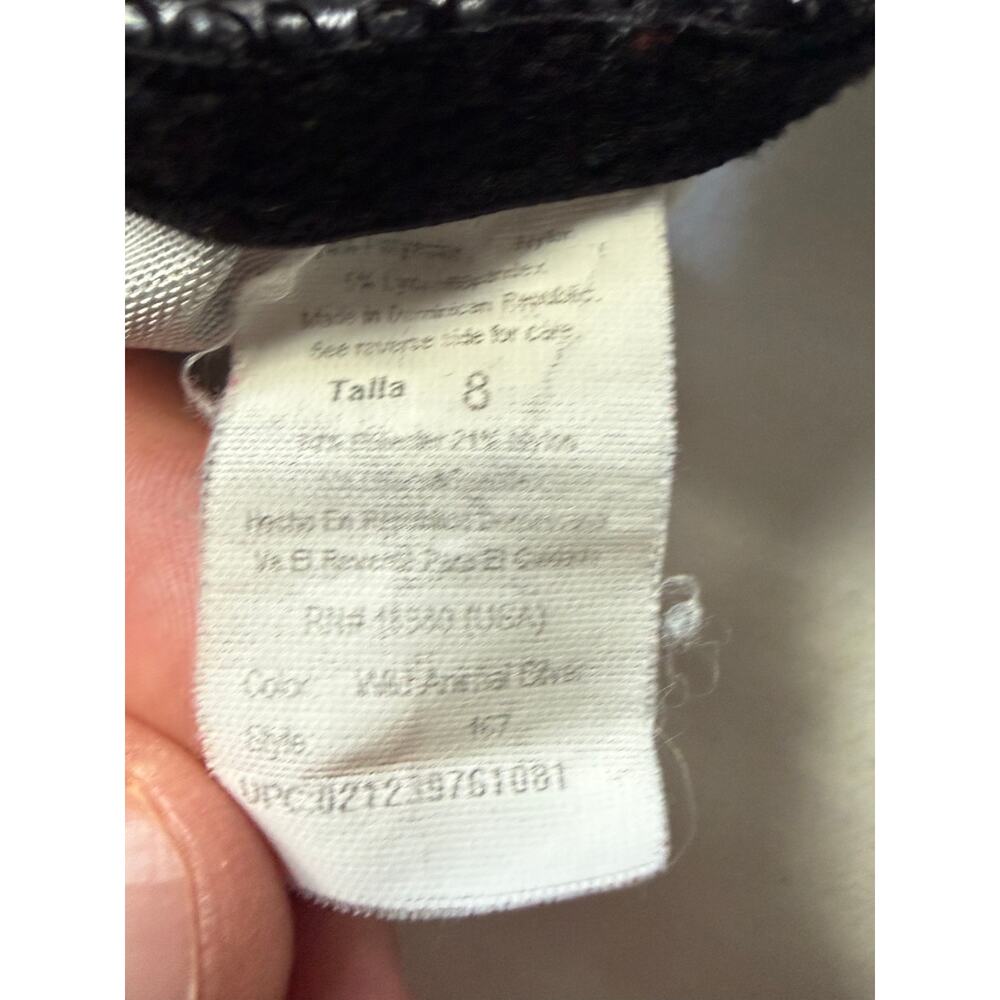 NWOT New York & Co Vintage Size M 8 Animal Print Ruched High Cut Satin Thong - Picture 4 of 5